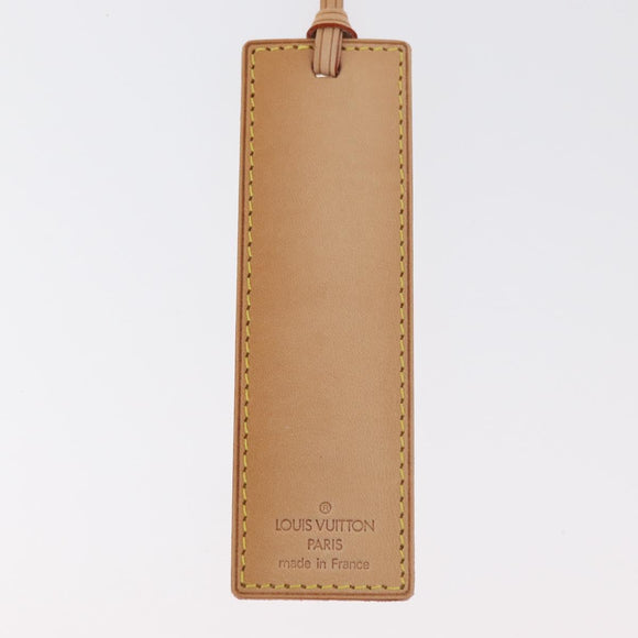 LOUIS VUITTON Monogram Mark Page Kadu Bookmark White M99196 LV Auth 179768V