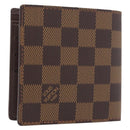 LOUIS VUITTON Damier Ebene Portefeuille Marco Bifold Wallet N61675 Auth 179769SAV-1