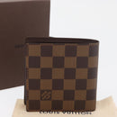 LOUIS VUITTON Damier Ebene Portefeuille Marco Bifold Wallet N61675 Auth 179769SAV-12
