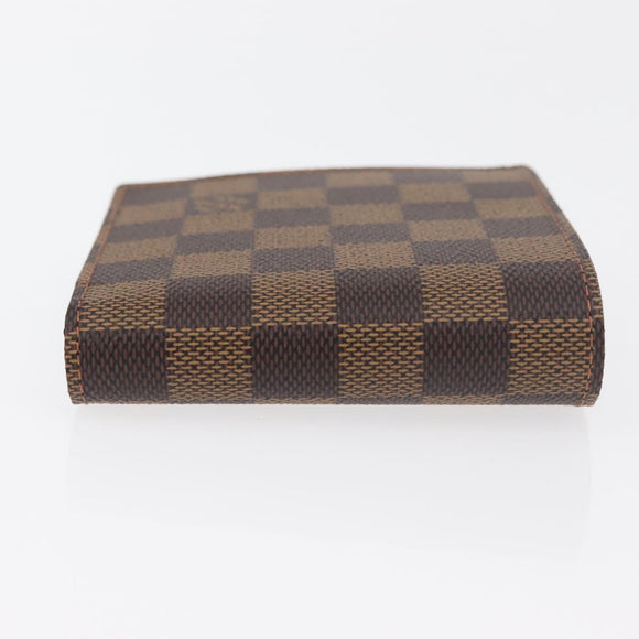 LOUIS VUITTON Damier Ebene Portefeuille Marco Bifold Wallet N61675 Auth 179769SAV