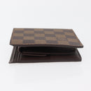 LOUIS VUITTON Damier Ebene Portefeuille Marco Bifold Wallet N61675 Auth 179769SAV-4