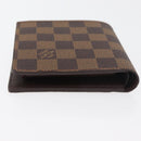 LOUIS VUITTON Damier Ebene Portefeuille Marco Bifold Wallet N61675 Auth 179769SAV-6