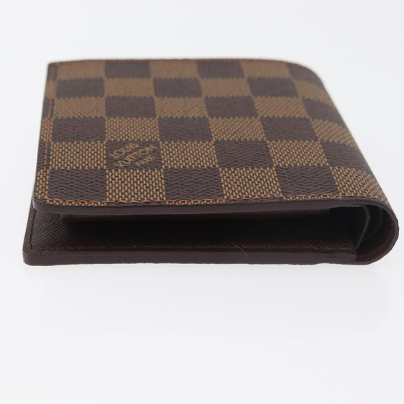LOUIS VUITTON Damier Ebene Portefeuille Marco Bifold Wallet N61675 Auth 179769SAV