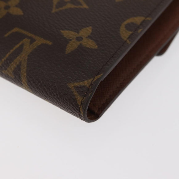 LOUIS VUITTON Monogram Porte Tresor Etui Papie Wallet M61202 LV Auth 179770V