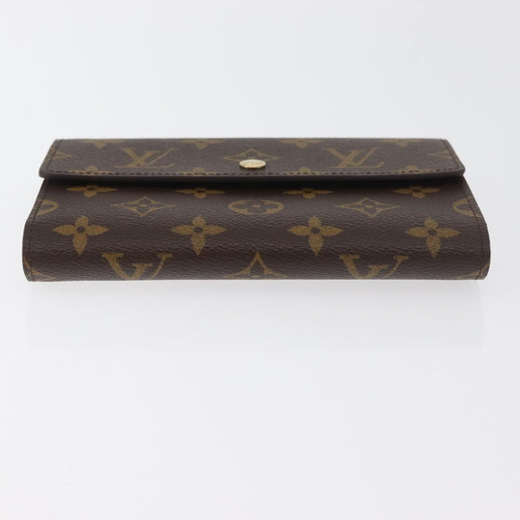LOUIS VUITTON Monogram Porte Tresor Etui Papie Wallet M61202 LV Auth 179770V