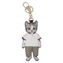 GUCCI GG Supreme Higuchi Yuko Collaboration Charm PVC Beige Gold Auth 179773SM-2