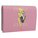 GUCCI Bananya Collaboration Compact Wallet Leather Pink 701009 2067 Auth 179774M-1