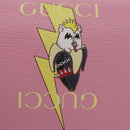 GUCCI Bananya Collaboration Compact Wallet Leather Pink 701009 2067 Auth 179774M-12