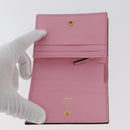 GUCCI Bananya Collaboration Compact Wallet Leather Pink 701009 2067 Auth 179774M-13