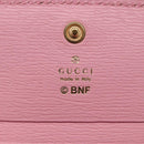 GUCCI Bananya Collaboration Compact Wallet Leather Pink 701009 2067 Auth 179774M-14