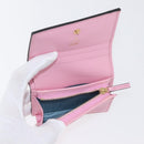 GUCCI Bananya Collaboration Compact Wallet Leather Pink 701009 2067 Auth 179774M-15