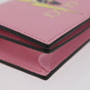 GUCCI Bananya Collaboration Compact Wallet Leather Pink 701009 2067 Auth 179774M-8