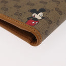 GUCCI Micro GG Supreme GUCCIxDisney Wallet PVC Beige 602549 Auth 179775SM-16