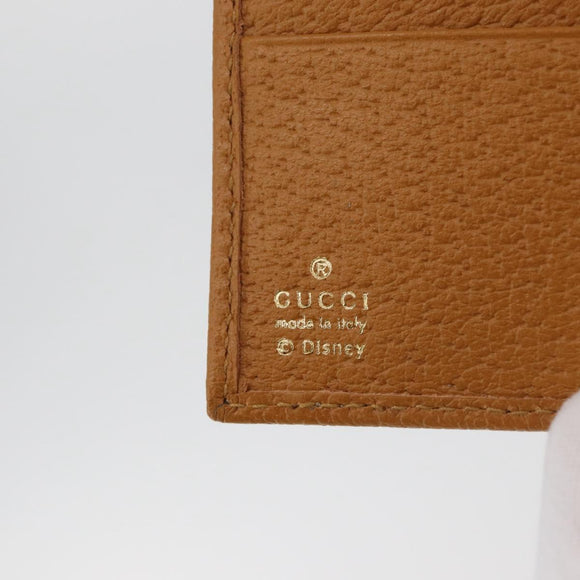 GUCCI Micro GG Supreme GUCCIxDisney Wallet PVC Beige 602549 Auth 179775SM