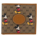 GUCCI Micro GG Supreme GUCCIxDisney Wallet PVC Beige 602549 Auth 179775SM-13