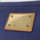 LOUIS VUITTON Antigua Pochette Platt PM Pouch Blue M40070 LV Auth 179777V-17