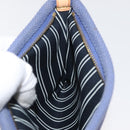 LOUIS VUITTON Antigua Pochette Platt PM Pouch Blue M40070 LV Auth 179777V-19