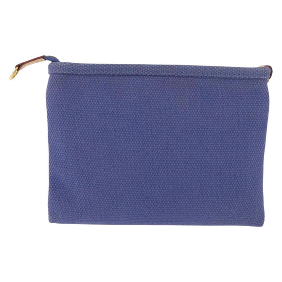 LOUIS VUITTON Antigua Pochette Platt PM Pouch Blue M40070 LV Auth 179777V