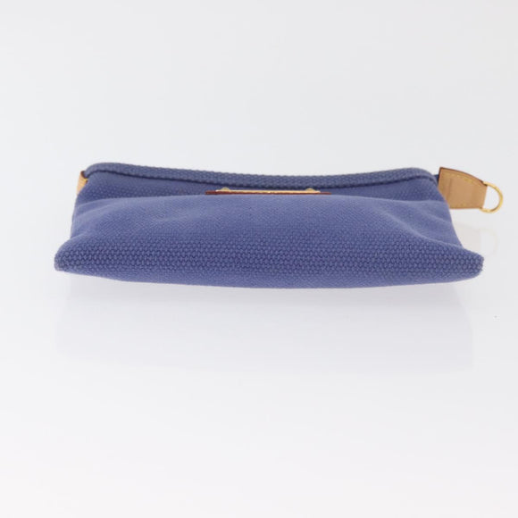 LOUIS VUITTON Antigua Pochette Platt PM Pouch Blue M40070 LV Auth 179777V