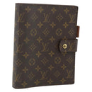 LOUIS VUITTON Monogram Agenda GM Day Planner Cover R20006 LV Auth 179778A-1