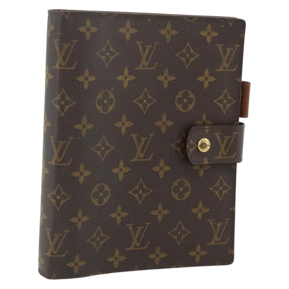 LOUIS VUITTON Monogram Agenda GM Day Planner Cover R20006 LV Auth 179778A
