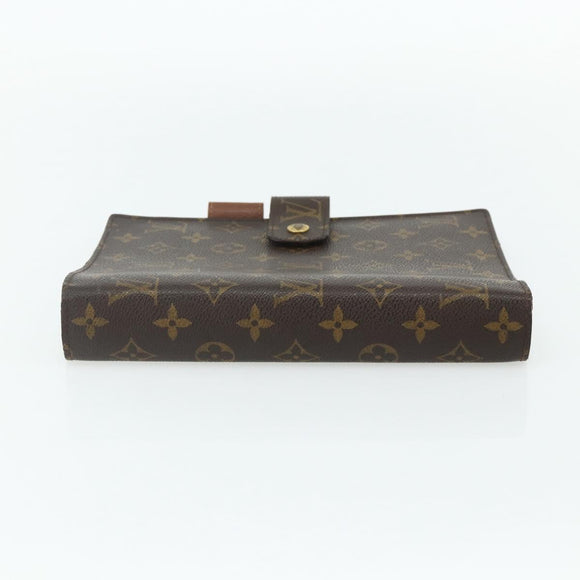 LOUIS VUITTON Monogram Agenda GM Day Planner Cover R20006 LV Auth 179778A