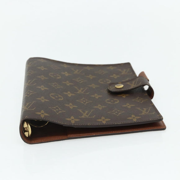 LOUIS VUITTON Monogram Agenda GM Day Planner Cover R20006 LV Auth 179778A