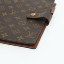 LOUIS VUITTON Monogram Agenda GM Day Planner Cover R20006 LV Auth 179778A-7