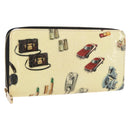 LOUIS VUITTON Vernis Nicolas Ghesquière Zippy Wallet White M50370 Auth 179779A-1