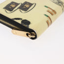 LOUIS VUITTON Vernis Nicolas Ghesquière Zippy Wallet White M50370 Auth 179779A-14
