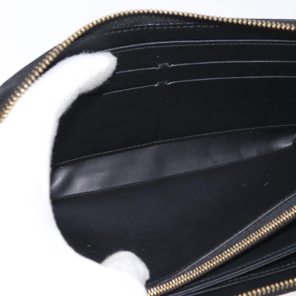 LOUIS VUITTON Vernis Nicolas Ghesquière Zippy Wallet White M50370 Auth 179779A