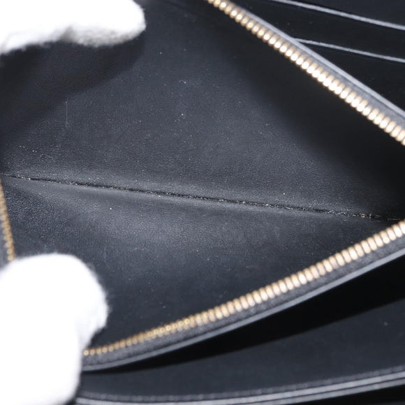 LOUIS VUITTON Vernis Nicolas Ghesquière Zippy Wallet White M50370 Auth 179779A