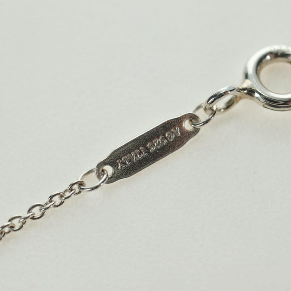 TIFFANY&Co. T Smile Necklace Ag925 Silver Auth 179781SM