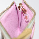 LOUIS VUITTON Multicolor Pochette Cles NM Coin Purse White M93734 LV Auth 179782-19
