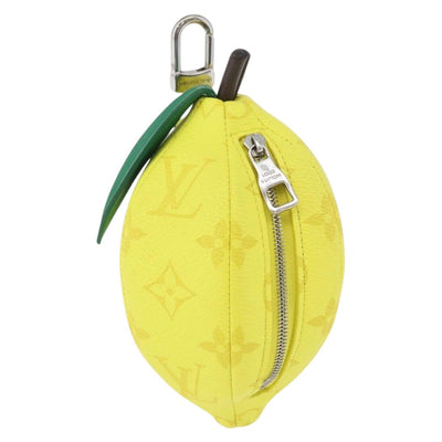 LOUIS VUITTON Monogram LV Lemon Bag Charm Yellow M81197 LV Auth 179783SAM