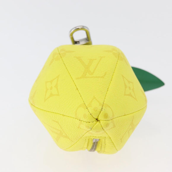 LOUIS VUITTON Monogram LV Lemon Bag Charm Yellow M81197 LV Auth 179783SAM