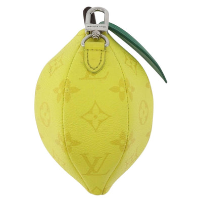 LOUIS VUITTON Monogram LV Lemon Bag Charm Yellow M81197 LV Auth 179783SAM - 0