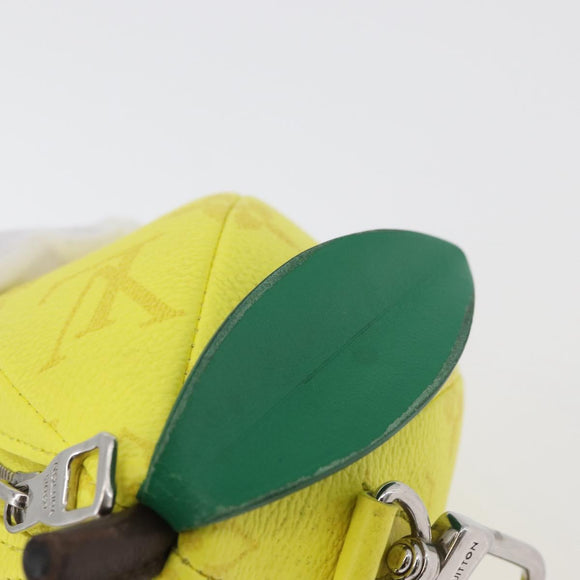 LOUIS VUITTON Monogram LV Lemon Bag Charm Yellow M81197 LV Auth 179783SAM