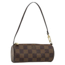 LOUIS VUITTON Damier Ebene Papillon Pouch LV Auth 179784-1