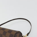 LOUIS VUITTON Damier Ebene Papillon Pouch LV Auth 179784-8