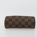 LOUIS VUITTON Damier Ebene Papillon Pouch LV Auth 179784-5