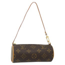 LOUIS VUITTON Monogram Papillon Pouch LV Auth 179785A-1
