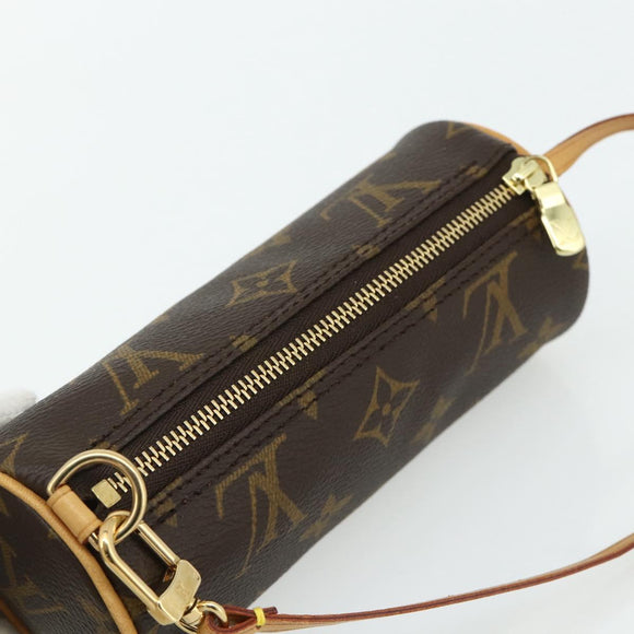 LOUIS VUITTON Monogram Papillon Pouch LV Auth 179785A
