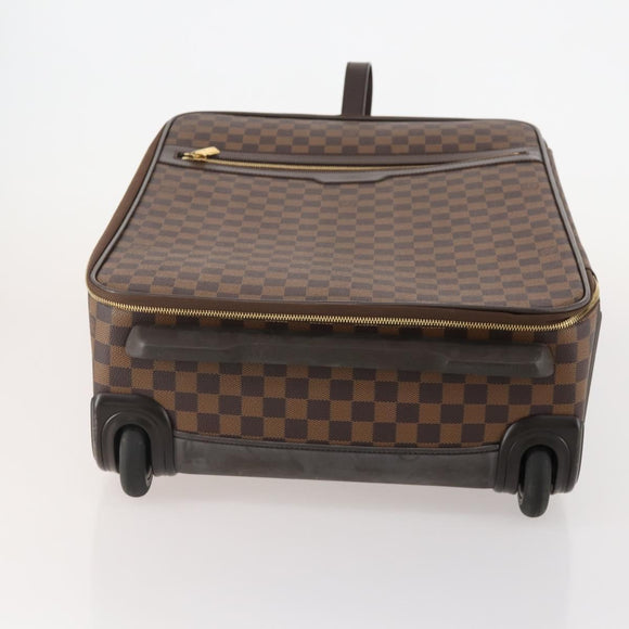 LOUIS VUITTON Damier Ebene Pegas 55 Suitcase N23294 LV Auth 179790V