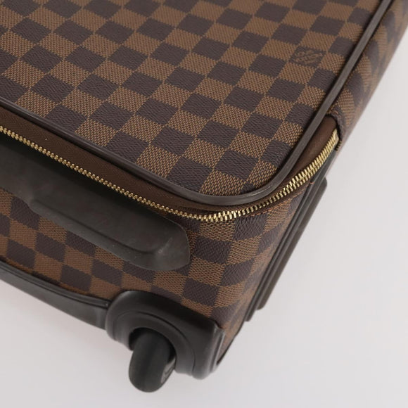 LOUIS VUITTON Damier Ebene Pegas 55 Suitcase N23294 LV Auth 179790V