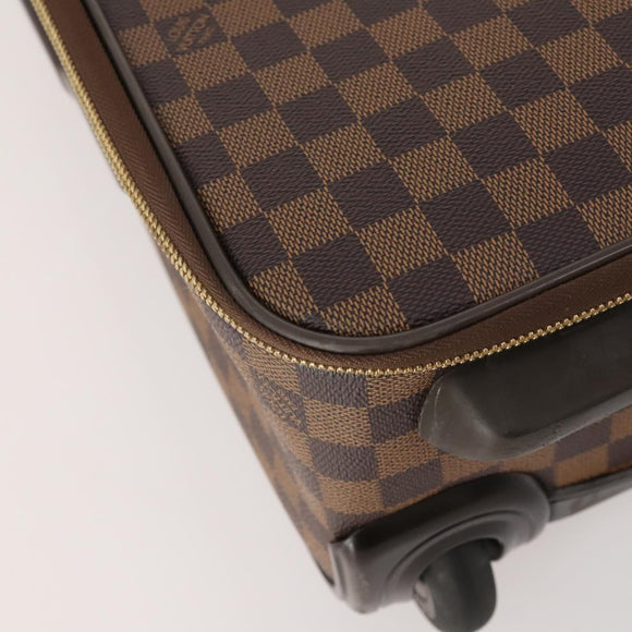 LOUIS VUITTON Damier Ebene Pegas 55 Suitcase N23294 LV Auth 179790V