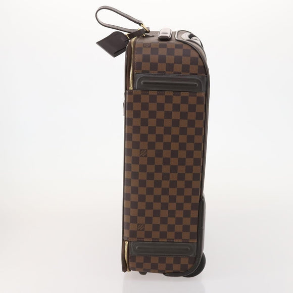 LOUIS VUITTON Damier Ebene Pegas 55 Suitcase N23294 LV Auth 179790V