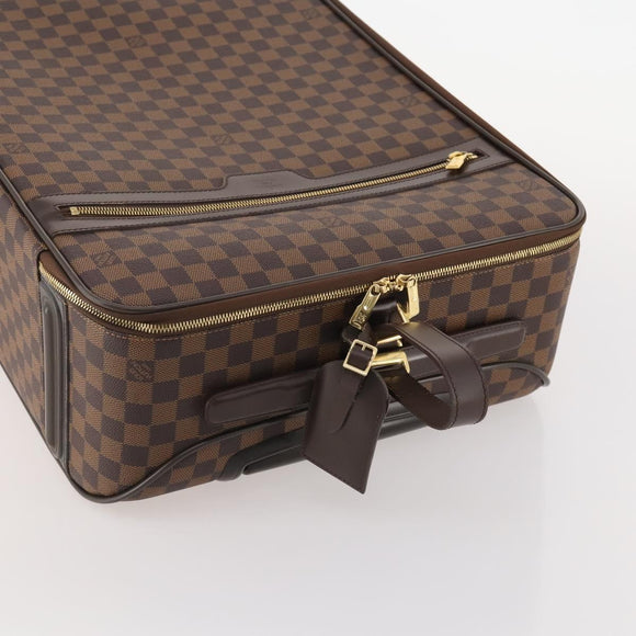 LOUIS VUITTON Damier Ebene Pegas 55 Suitcase N23294 LV Auth 179790V
