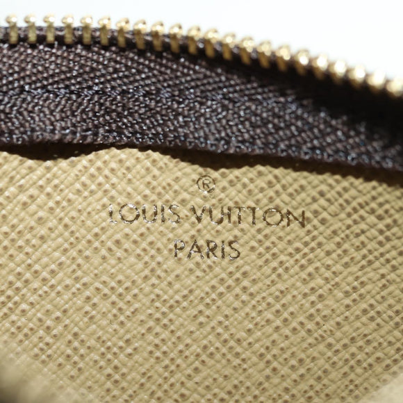 LOUIS VUITTON Monogram Nano Bucket Coin Purse Coin Purse LV Auth 179792M