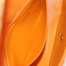 CHANEL Matelasse 25 Chain Shoulder Bag Corduroy Orange Gold CC Auth 179800V-29